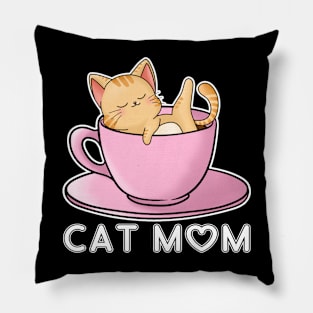 Cat mommy Pillow