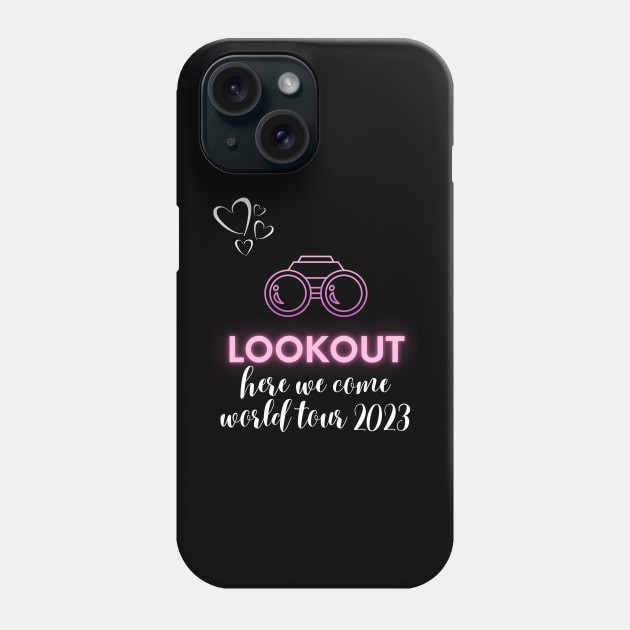 scentsy lookout, here we come, world tour 2023 Phone Case by scentsySMELL