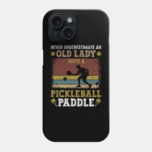 old lady picklebal Phone Case