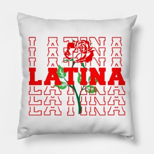 Latina Rose Design Pillow