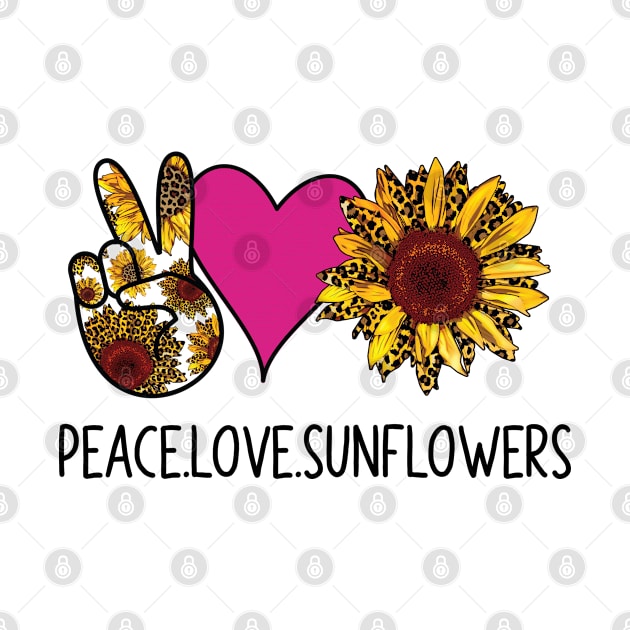 Peace Love Sunflowers by SunflowersBlueJeans