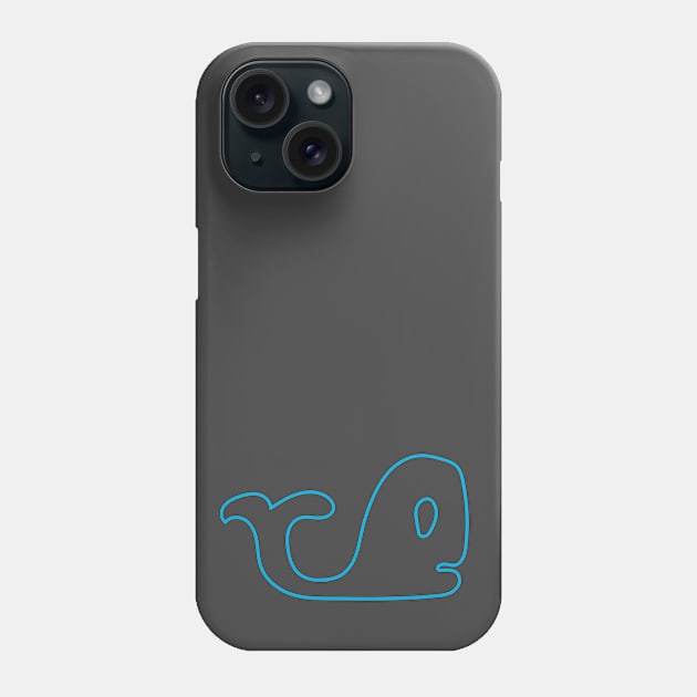 Blue whale Phone Case by knolios