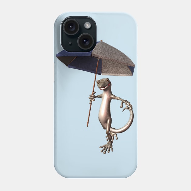 Cute gecko Phone Case by nickysteinke