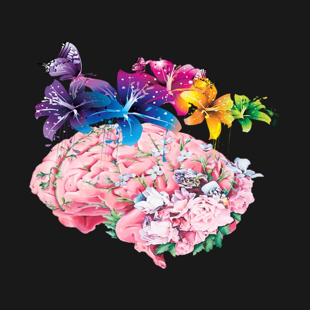 Flower Brain shirt by Tee Shop