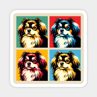 Tibetan Spaniel Pop Art - Dog Lovers Magnet