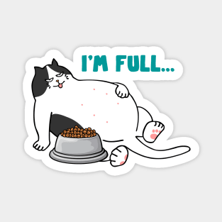 Fat cat Magnet