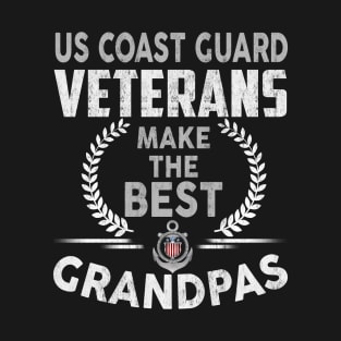 US Coast Guard Veterans Make the Best Grandpas T-Shirt Coast Guard Veteran T-Shirt