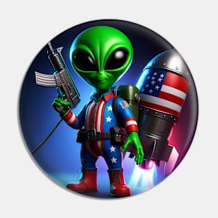 Little Green Men - Alien #16 Pin