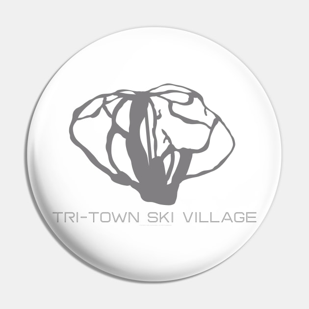 Tri-Town Ski Village Resort 3D Pin by Mapsynergy