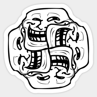 Trollface Stickers Teepublic