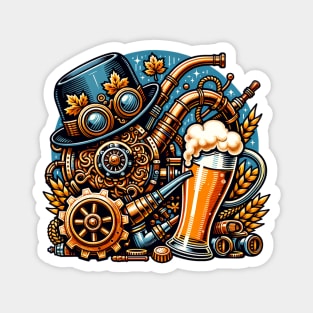 Steampunk Oktoberfest Magnet