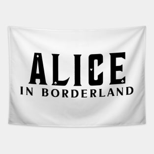 Alice in borderland title black Tapestry