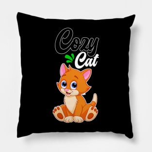 Cozy Cat The Cat Lover Mug,Kids T-shirt, Hoodie And Men Women Pillow