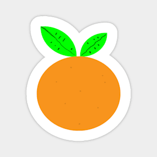 an orange drawn by my son Magnet