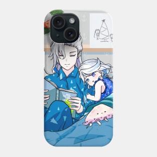 Baby Furina and Young Neuvillette Phone Case