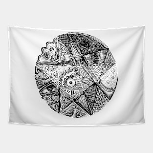 Stylized Elder Sign Tapestry