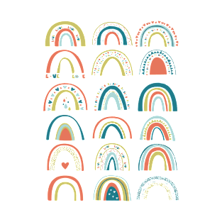 Rainbow confetti clipart T-Shirt