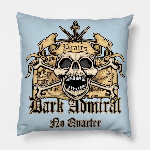 Dark Admiral Pillow by black8elise