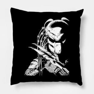 Silhouetted Hunter – Embrace the Predator's Stealth in Stylish Tees! Pillow