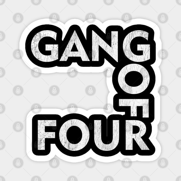 Gang Of Four Magnet by TuoTuo.id