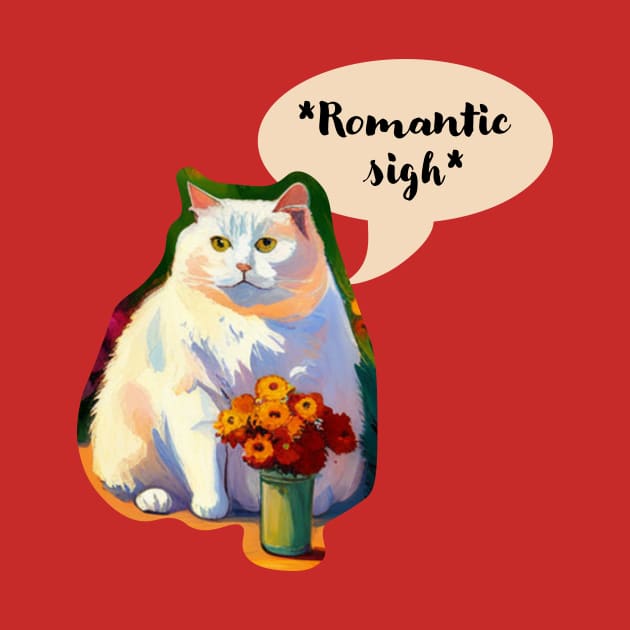 Fat Romantic Cat by DestructoKitty