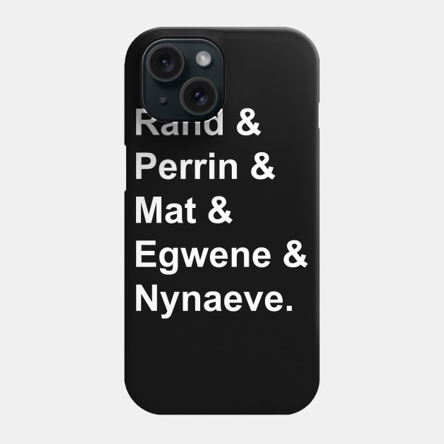 Emond's Field Five Names. Phone Case by charliecam96