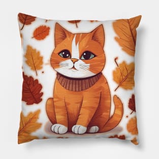 autumn Cat Pillow