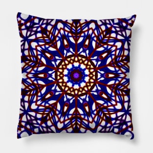 Kaleidoscope 321 Unique Gift by Kristalin Davis Pillow