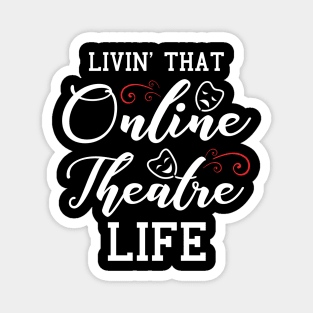 Broadway Face Mask for Theatre Lovers. Magnet