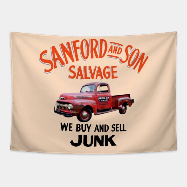 sanford and son salvage we buy and sell junk Tapestry by mubays