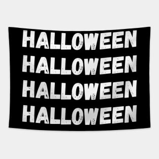 Halloween. Minimalistic Halloween Design. Simple Halloween Costume Idea Tapestry