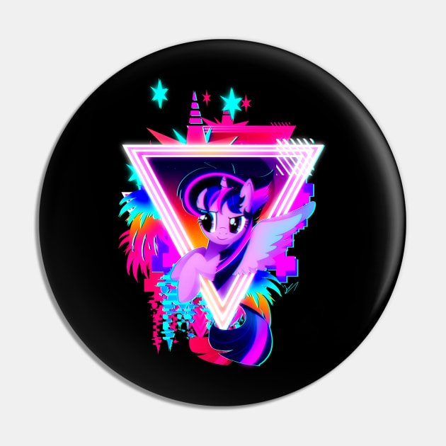 Neon Twilight Sparkle Pin by Ilona's Store