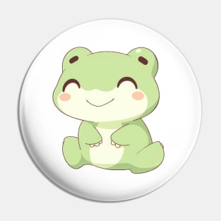 Simple drawn cute frog Pin