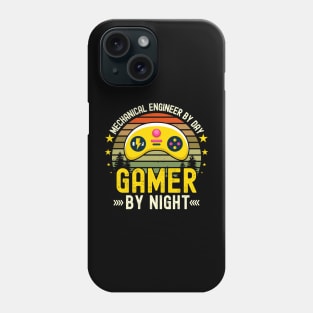 mechanical engineering Lover by Day Gamer By Night For Gamers Phone Case