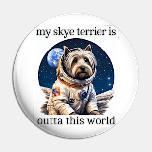 Outta This World Skye Terrier Pin