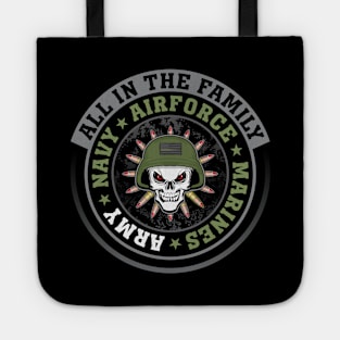 ALL IN THE FAMILY ARMY Tote