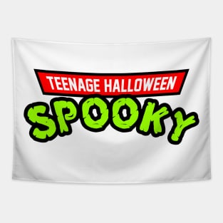 spooky teenage halloween Tapestry