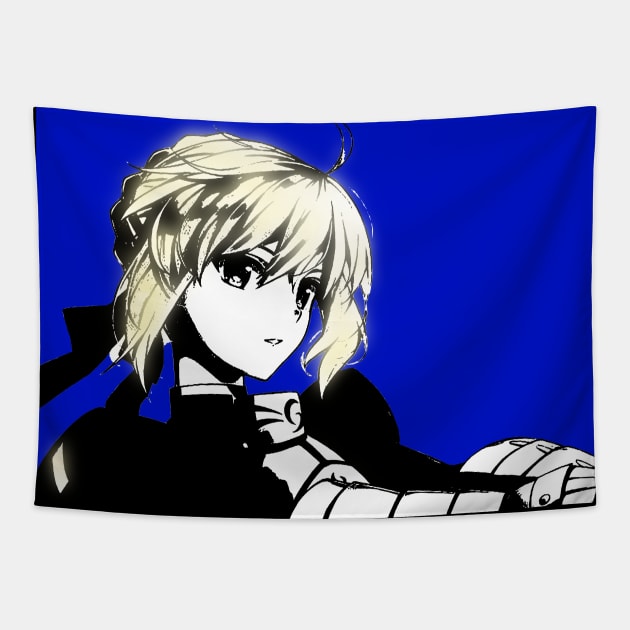 Artoria Pendragon Tapestry by Sparkledoom