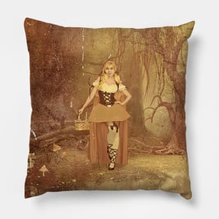 Once upon a time... Red Riding Hood (Old Edition) Pillow