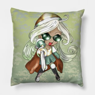 chibi dnd paladin Pillow