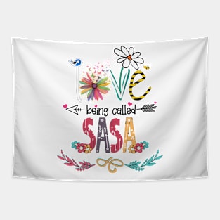 Love Being Called Sasa Happy Mother's Day Tapestry