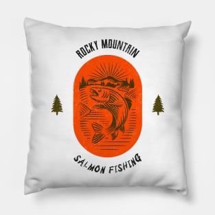 Rocky Mountain Salmon Fishing - Red Pillow