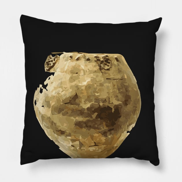 Ancient pottery Pillow by amitsurti