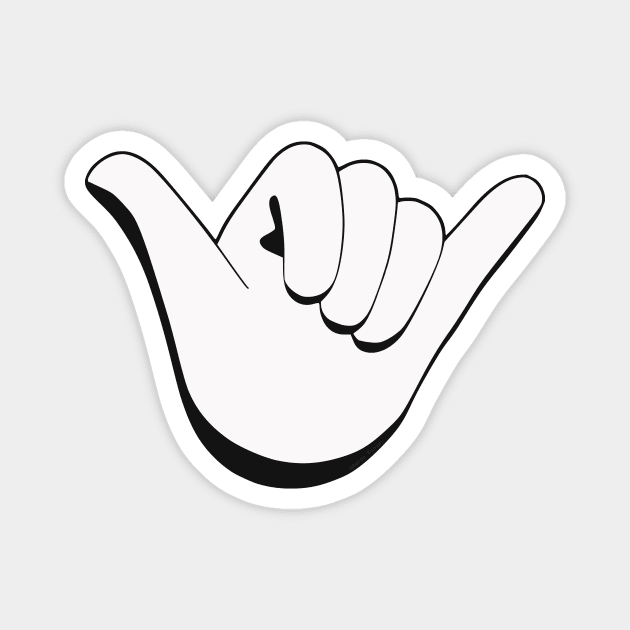 Shaka Sign Magnet by AKdesign