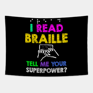 Read Braille Superpower Reader Tapestry