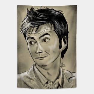 The doctor portrait Tapestry