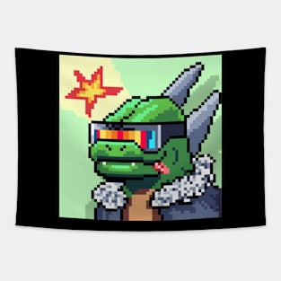 DinoZard Pixel cool Tapestry