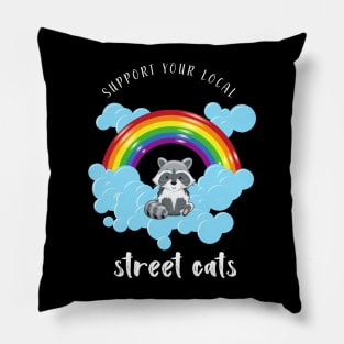 support your local street cats Pillow