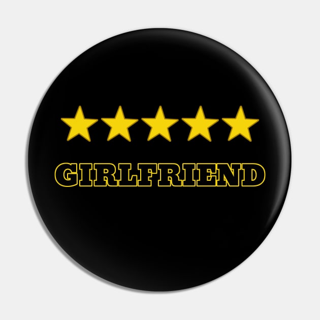 Five Star Girlfriend Pin by Turnersartandcrafts