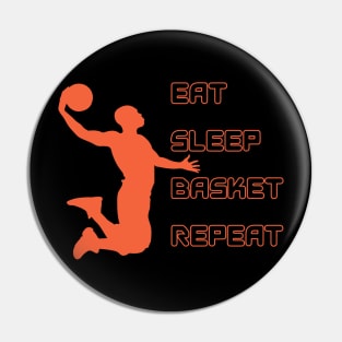 Basket Lovers Pin